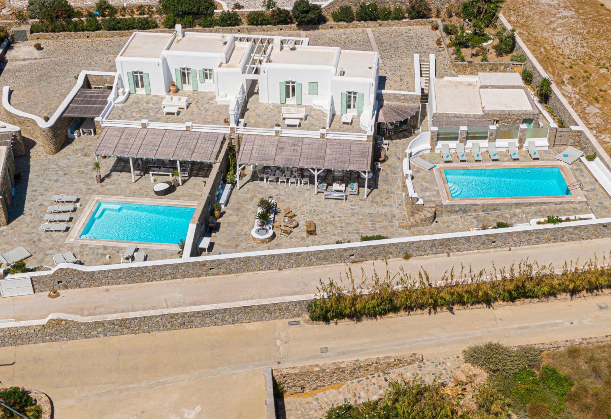 Mando Pool Villas W Sea Views - Five Bedrooms Super Paradise Beach  Buitenkant foto